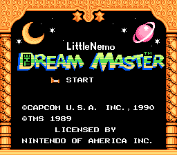 Little Nemo Dream Master. Nintendo 8 bit Dendy.